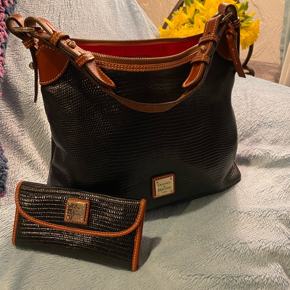 Dooney and Bourke purse and matching wallet